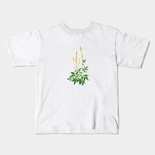 August 21st birthday flower Kids T-Shirt